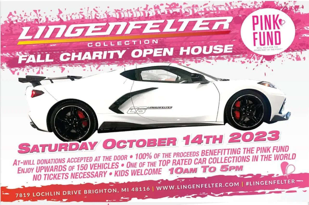 Lingenfelter Open House 2023 - Supporting the Pink Fund - Lingenfelter Race Gear