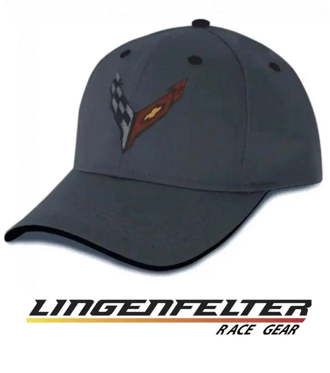 Corvette C8 Heritage Cap Gray/Black - Team Lingenfelter