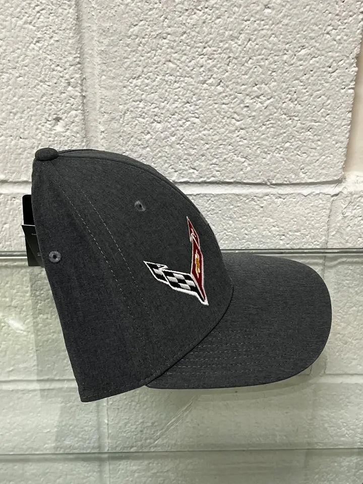 C8 Corvette Black Hat Adidas Stripe - Team Lingenfelter