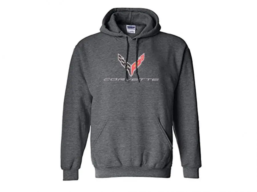 C8 Corvette Charcoal Hoodie Lingenfelter Race Gear