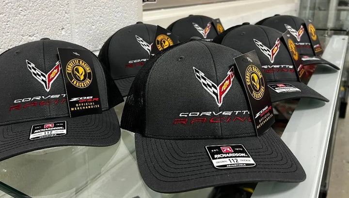 Corvette Racing Mesh Hat Black/Charcoal - Team Lingenfelter