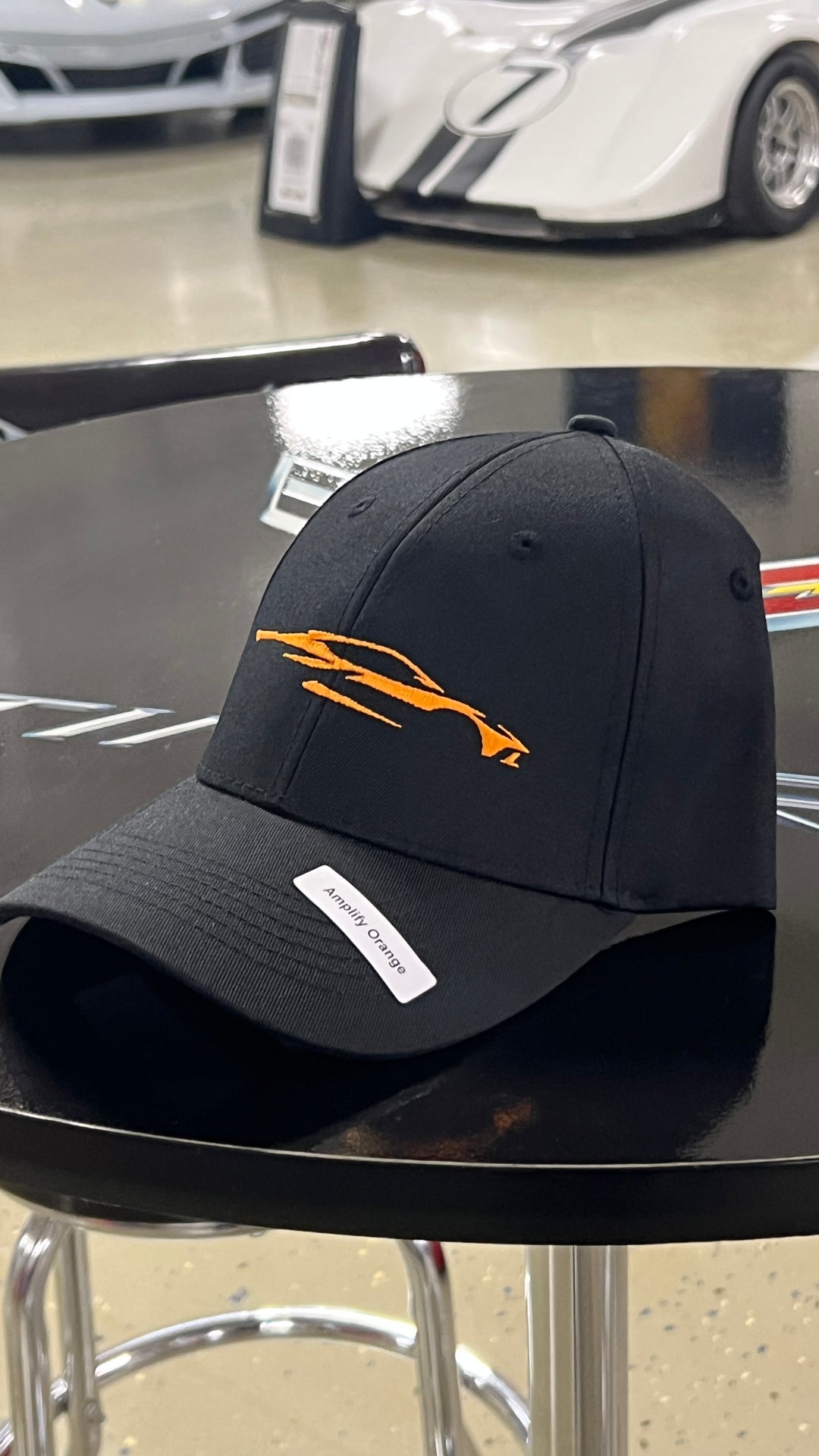 C8 Corvette Amplify Orange Hat