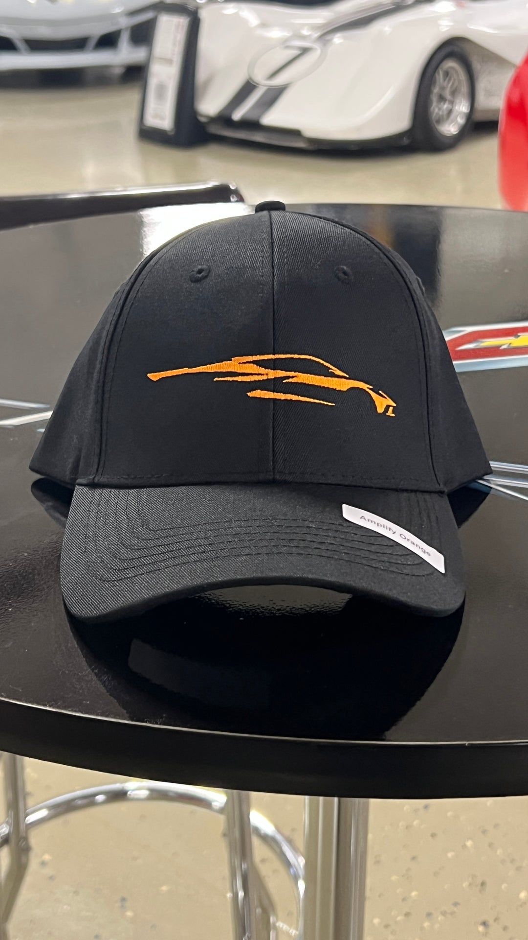 C8 Corvette Amplify Orange Hat