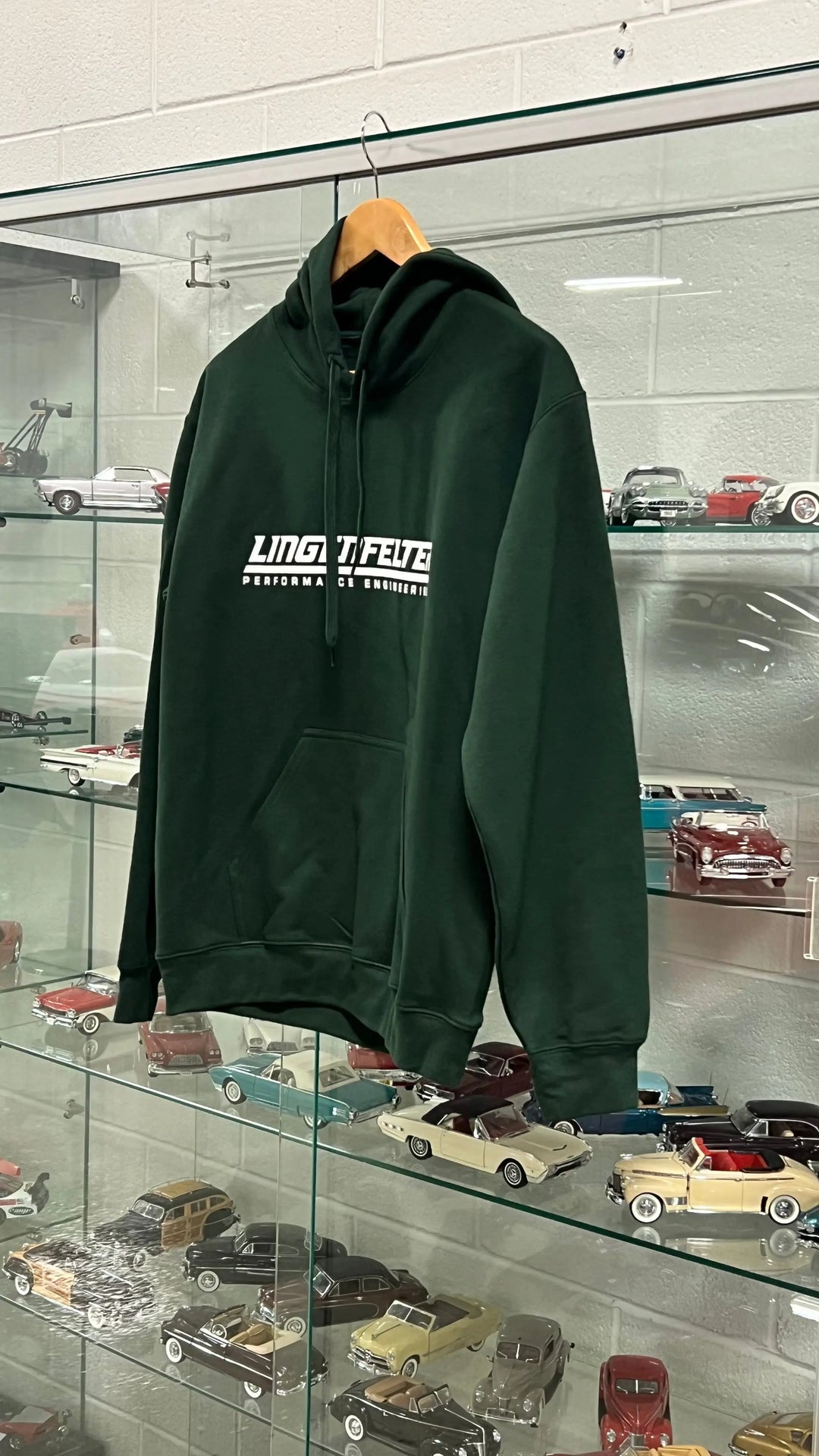 LPE Forest Green Hoodie Team Lingenfelter