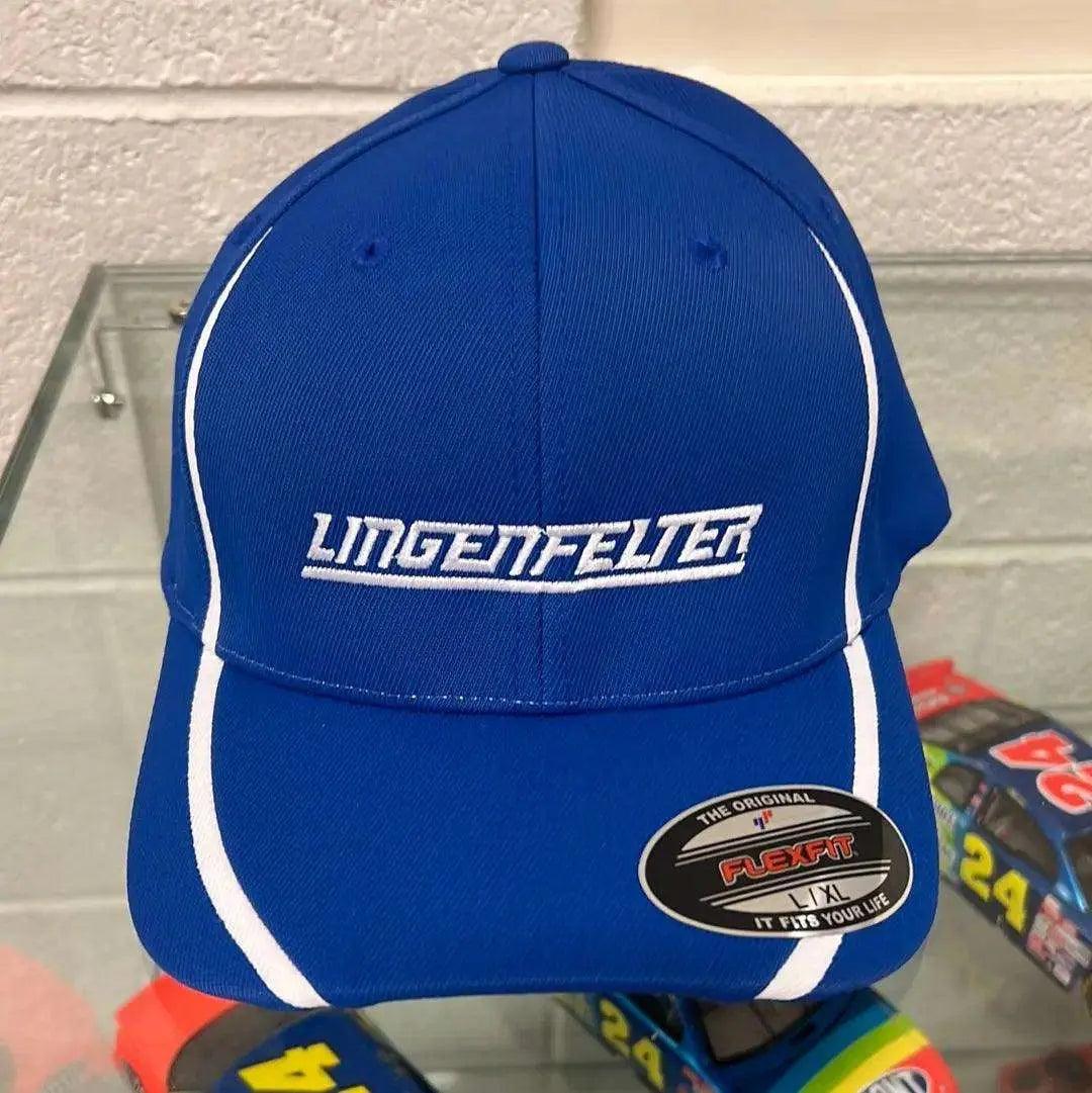 Lingenfelter Performance Engineering Flexfit Hat - Royal - Lingenfelter Race Gear