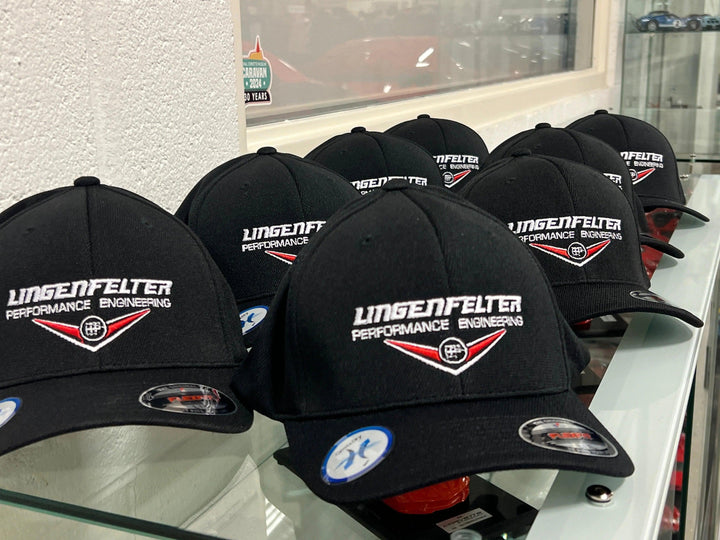 Lingenfelter Shifter Flexfit Hat - Black - Team Lingenfelter