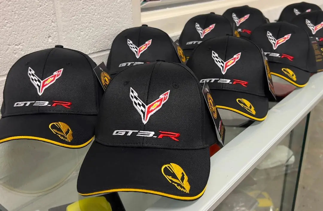 GT3.R Corvette Racing Hat Black/Yellow