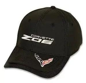 Z06 Corvette Black Hat Winged Logo	
