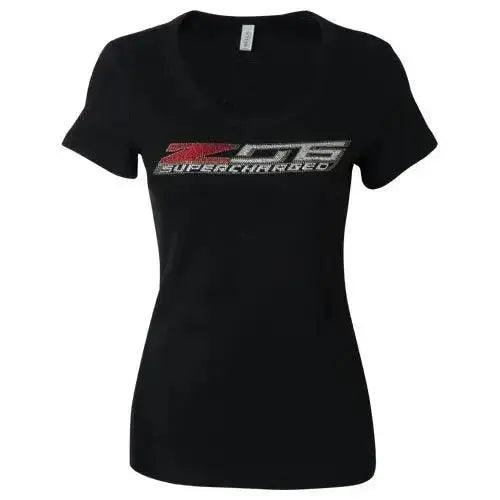 Z06 Corvette Rhinestone Ladies Shirt - Team Lingenfelter