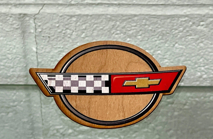 C4 Corvette Wooden Decal - Team Lingenfelter