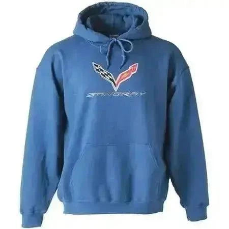 C7 Corvette Blue Hoodie - Team Lingenfelter