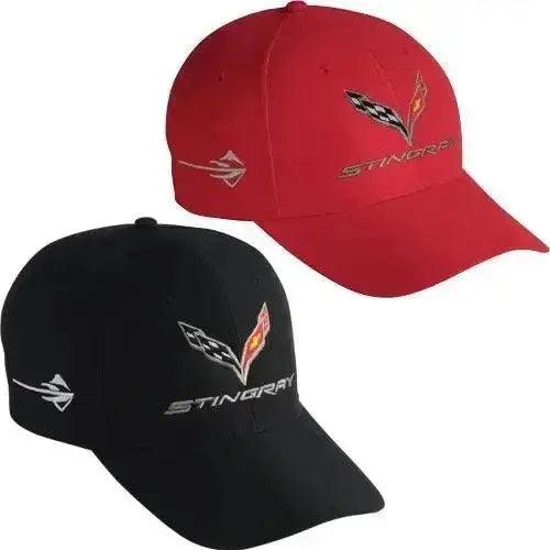 C7 Corvette Hat Black/Red - Team Lingenfelter