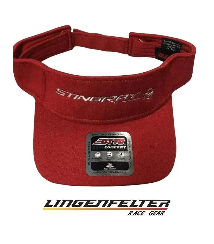 C7 Corvette Stingray Red Visor - Team Lingenfelter