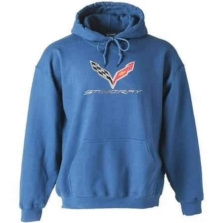 C7 Corvette blue hoodie