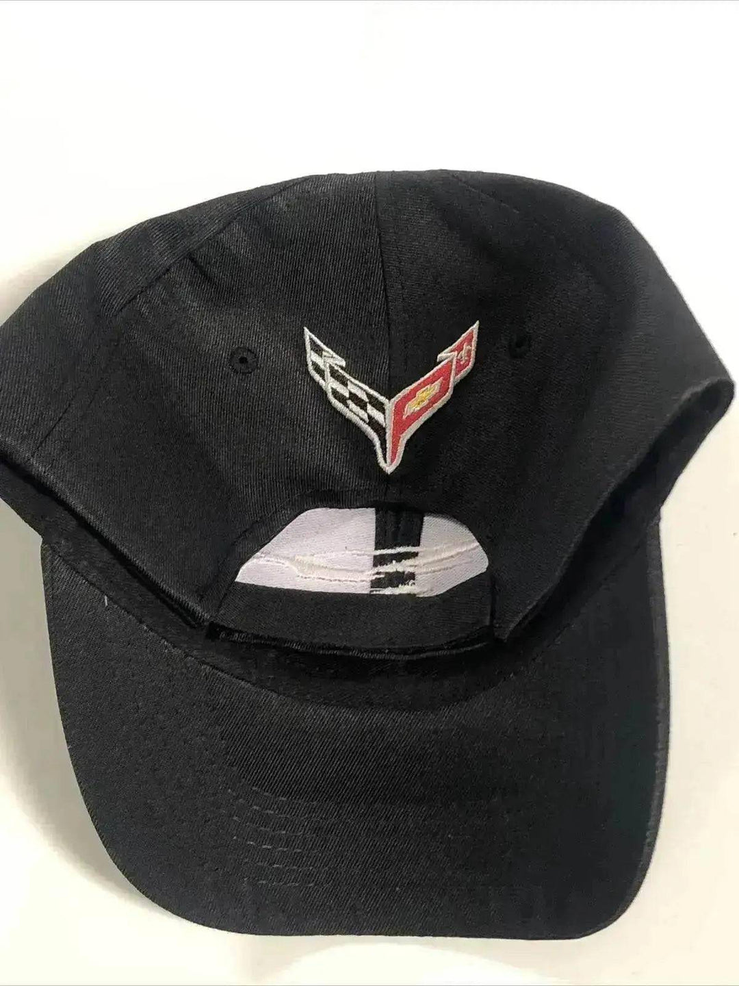 C8 Corvette Artic White Black Hat - Team Lingenfelter