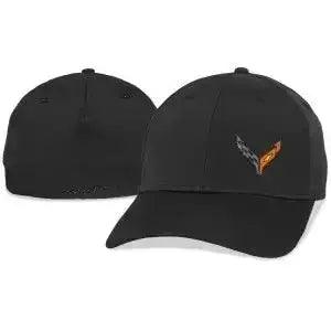 C8 corvette Black fitted hat - Team Lingenfelter