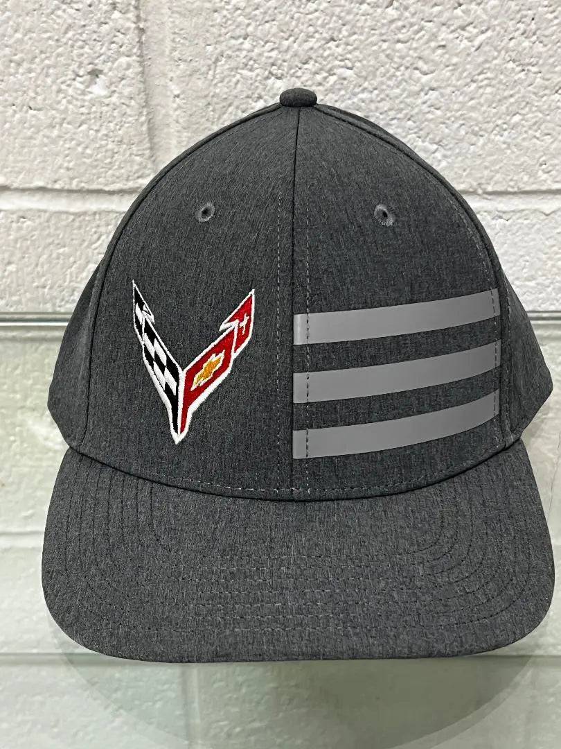 C8 Corvette Black Hat Adidas Stripe - Team Lingenfelter