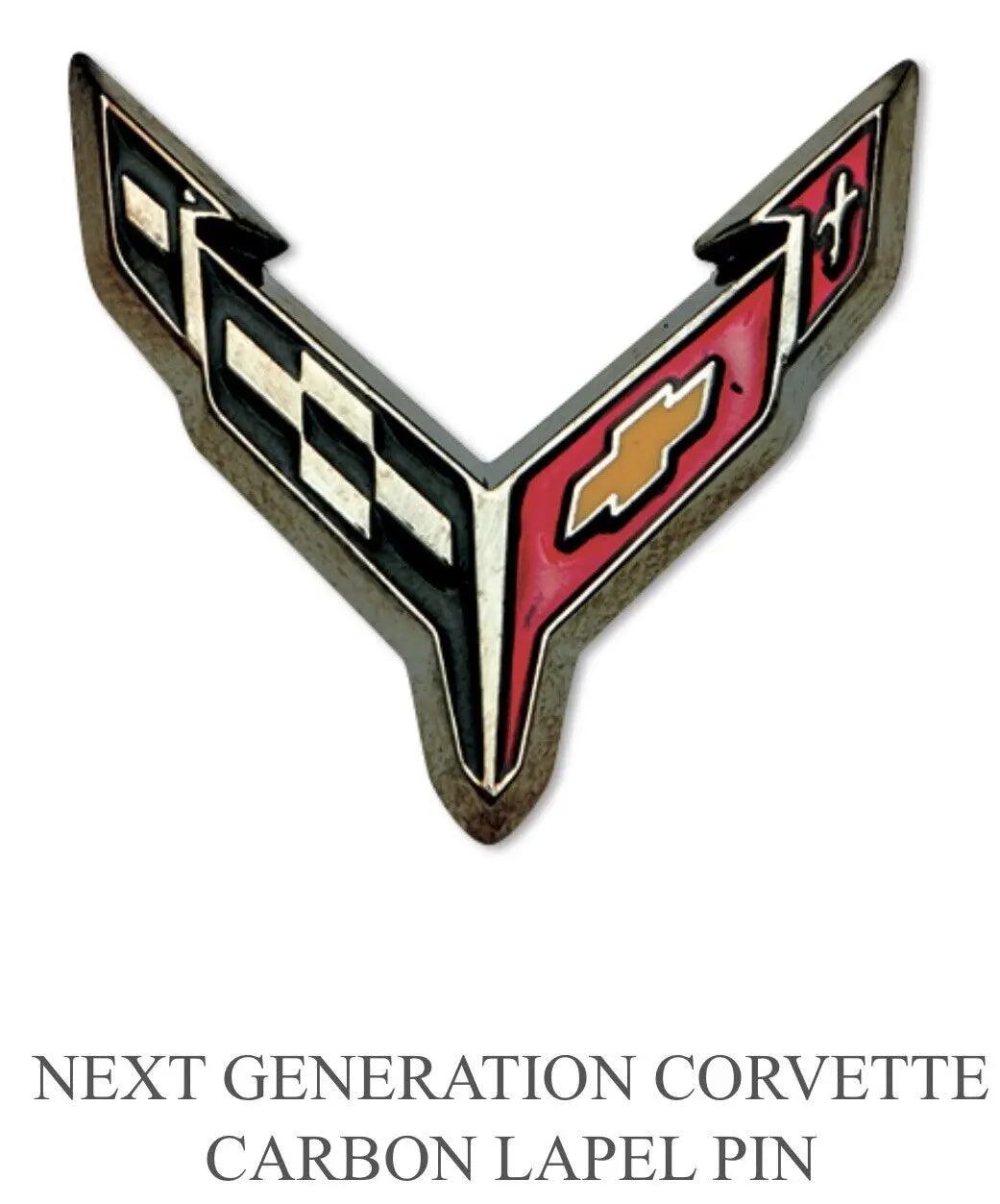 C8 Corvette Carbon Lapel Pin - Team Lingenfelter