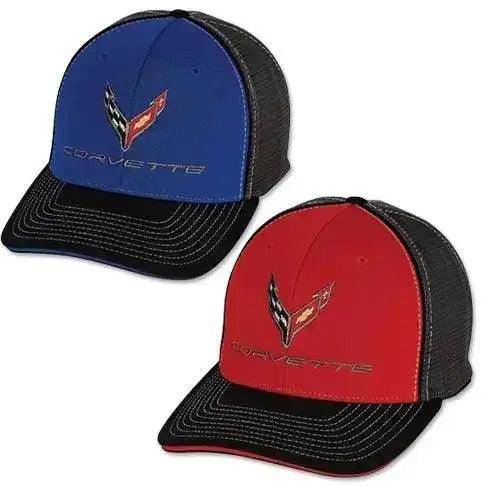 C8 CORVETTE Flexfit Hat - RED S/M Only - Team Lingenfelter