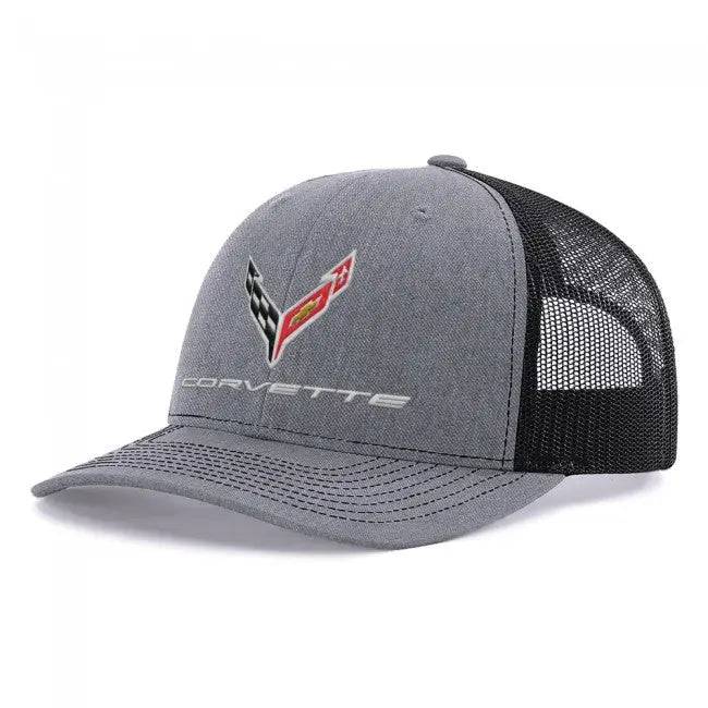 C8 Corvette Heather Gray Hat - Team Lingenfelter