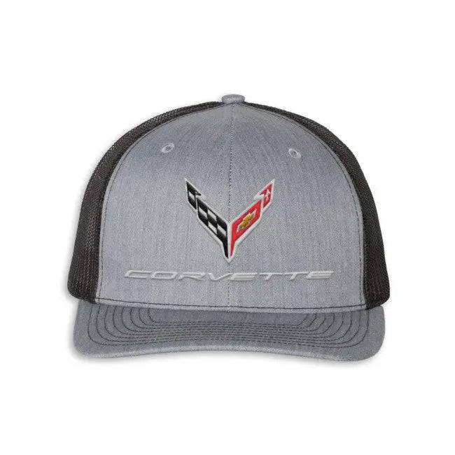 C8 Corvette Heather Gray Hat - Team Lingenfelter