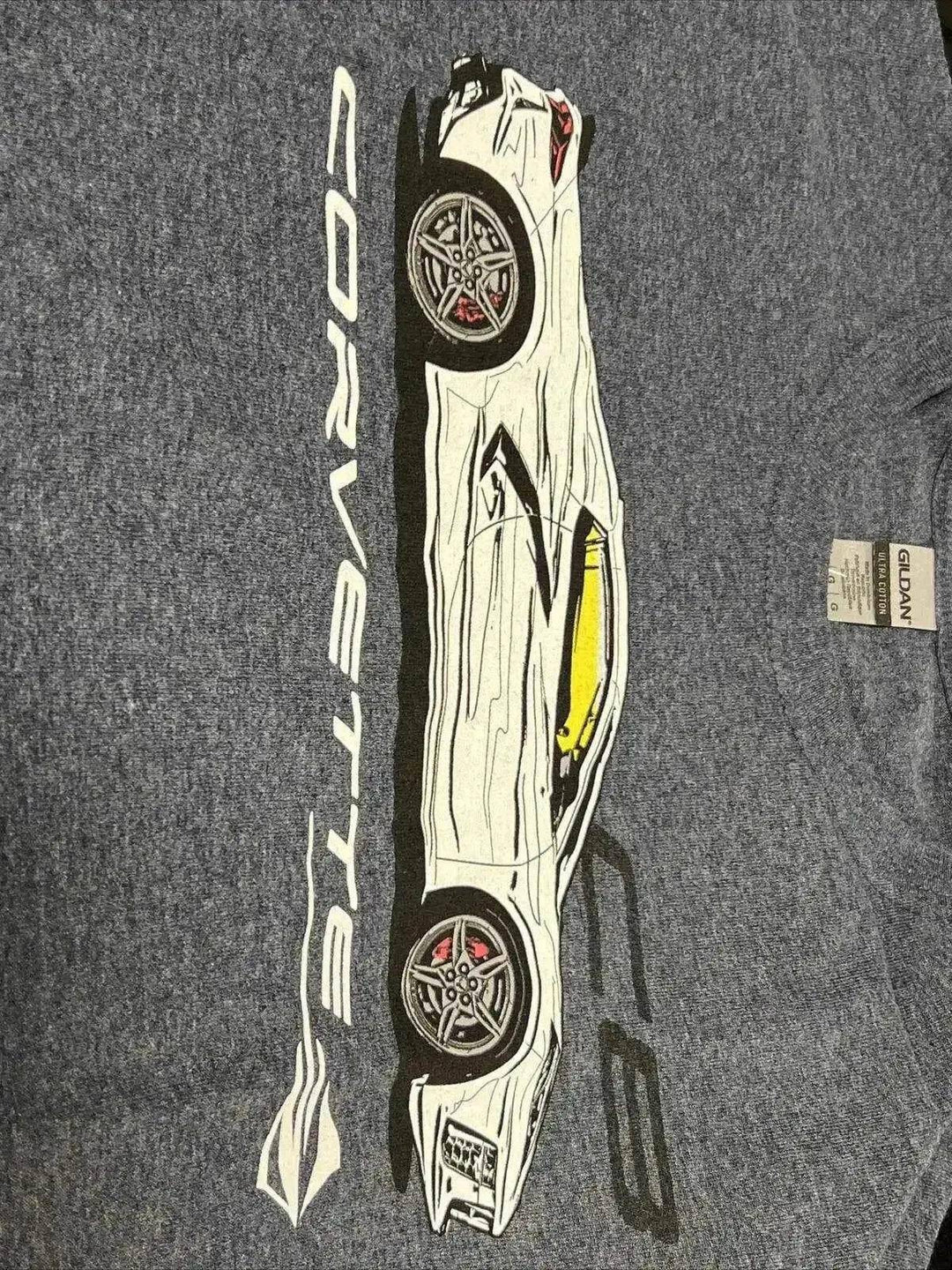 C8 Corvette Heather Navy T-Shirt - Team Lingenfelter