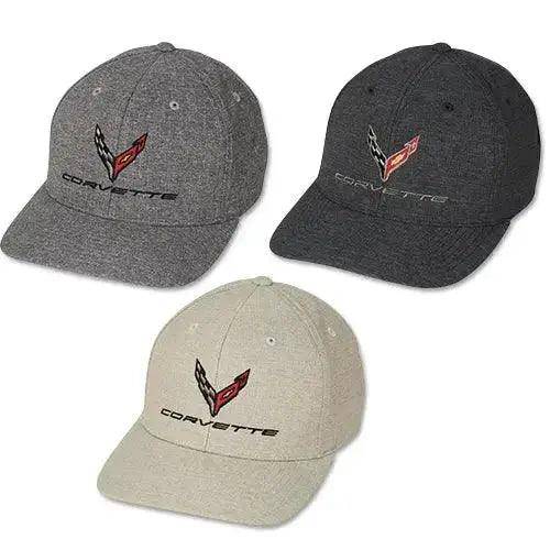 C8 Corvette Heathered Hat Snap Back - Team Lingenfelter