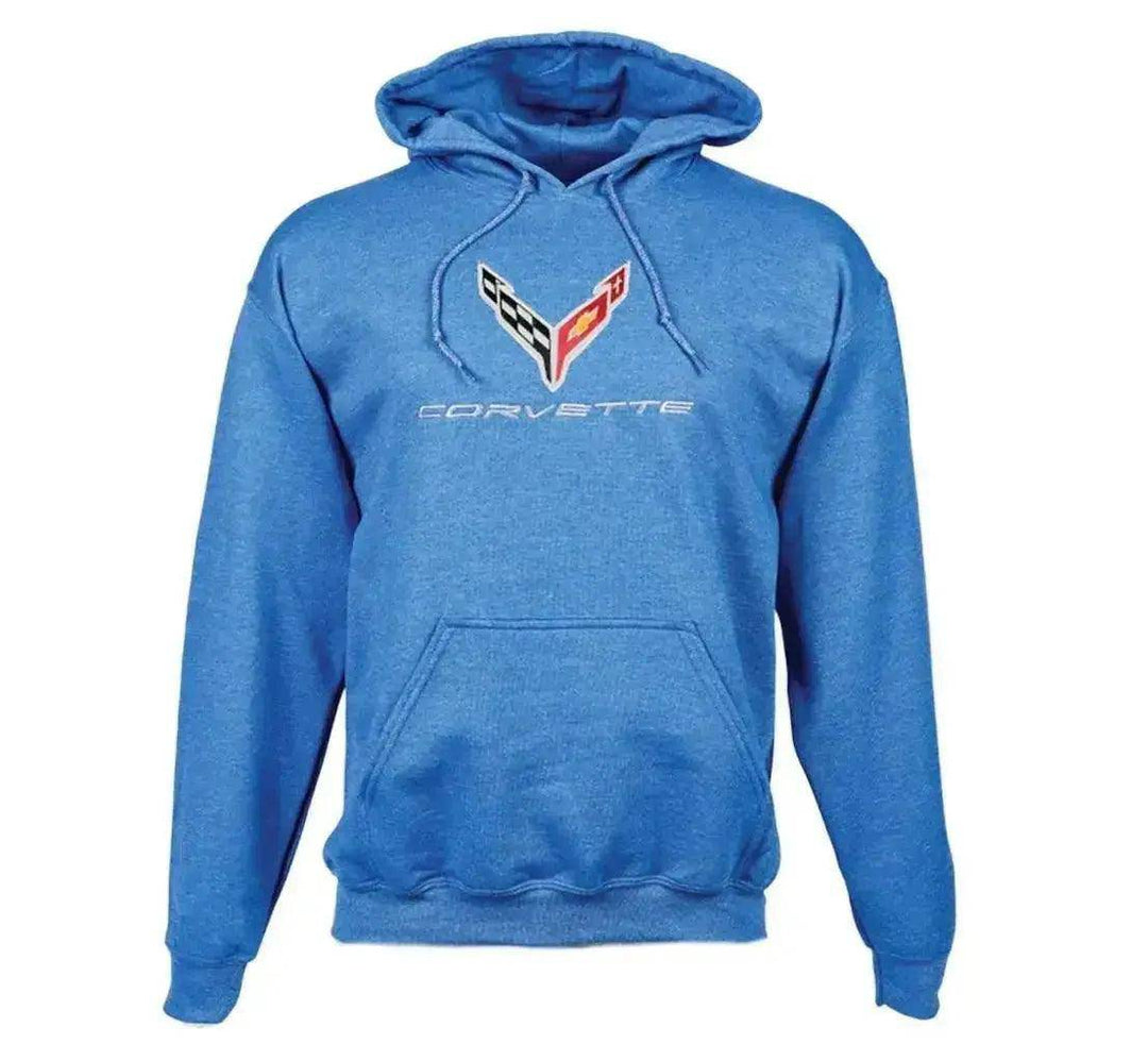 C8 CORVETTE HOODED SWEATSHIRT BLUE - Team Lingenfelter