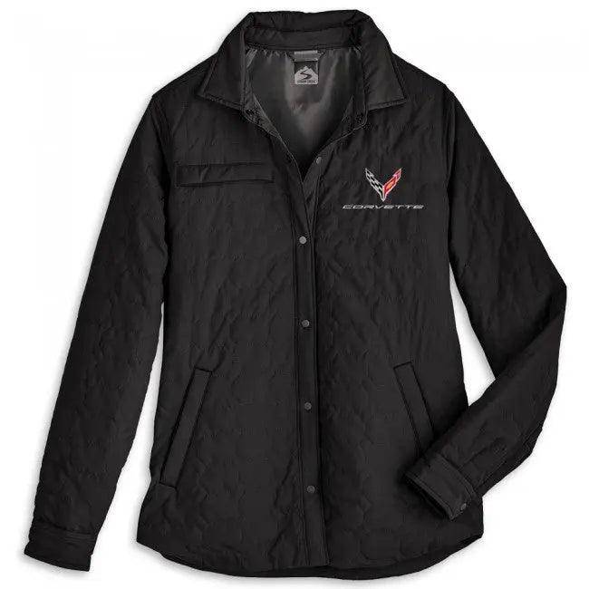 C8 Corvette Ladies Quilted Jacket - Team Lingenfelter