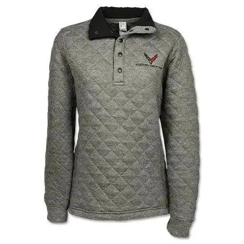 C8 CORVETTE LADIES QUILTED PULLOVER - Team Lingenfelter