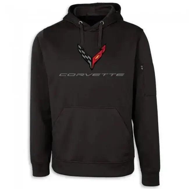 C8 Corvette Men's Hoodie Black - Team Lingenfelter