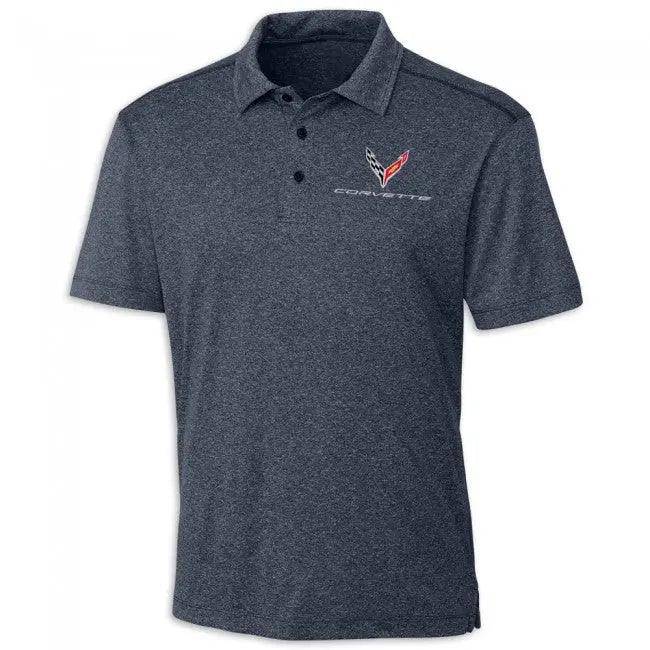 C8 Corvette Men's Navy Polo - Team Lingenfelter