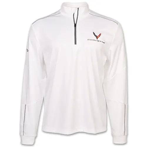 C8 Corvette Men's White Pullover Lingenfelter Race Gear