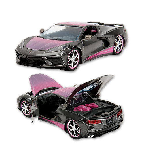 C8 Corvette Pink Diecast Car