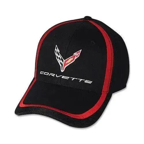 C8 CORVETTE RED STRIPE ACCENT CAP - Team Lingenfelter