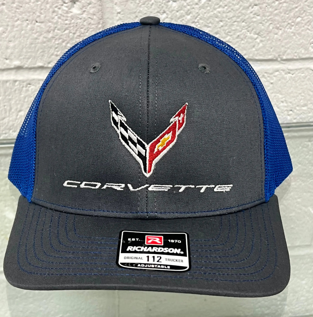 C8 Corvette Royal Blue Mesh Hat - Team Lingenfelter