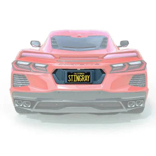 C8 Corvette Stingray License Plate Filler - Team Lingenfelter