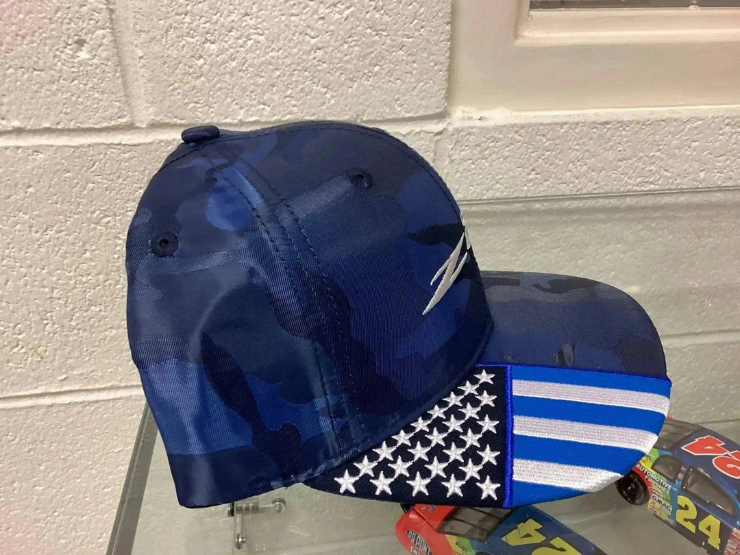 C8 Corvette Z06 Camo Flag Hat - Team Lingenfelter