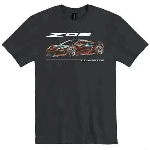 C8 CORVETTE Z06 NEON SHIRT - Team Lingenfelter