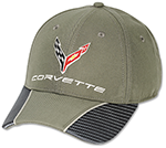 C8 Corvette Carbon Fiber Hat