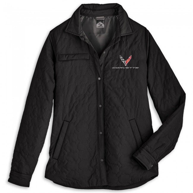 C8 Corvette Ladies Quilted Jacket