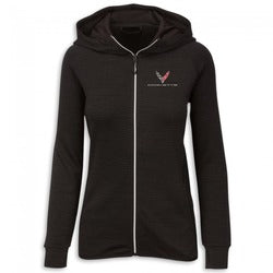 C8 Corvette Ladies Hooded Full-Zip