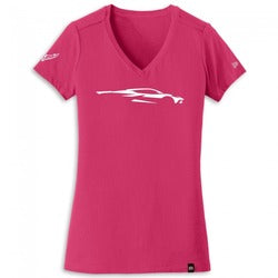 C8 Corvette Ladies Pink Tee