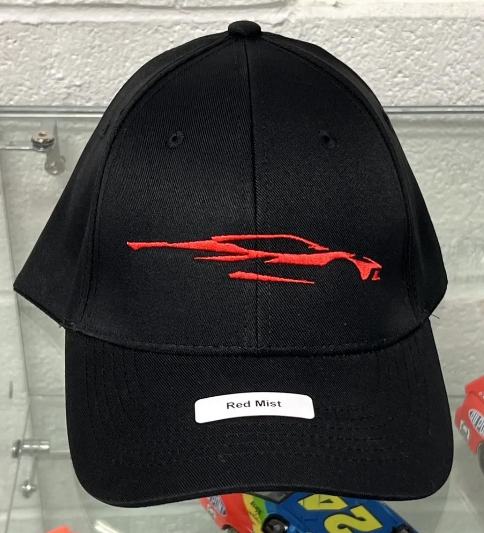 C8 Corvette Hat Red Mist