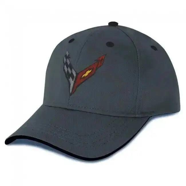 Corvette C8 Heritage Cap Gray/Black - Team Lingenfelter