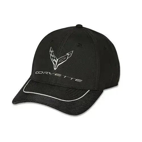 CORVETTE C8 METALLIC CHROME EMBLEM CAP - Team Lingenfelter