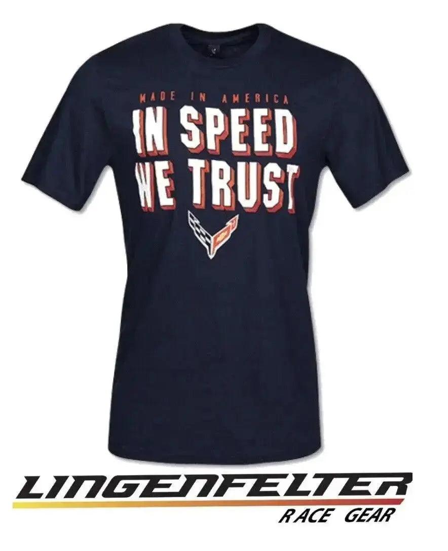 CORVETTE IN SPEED WE TRUST SHIRT - Team Lingenfelter