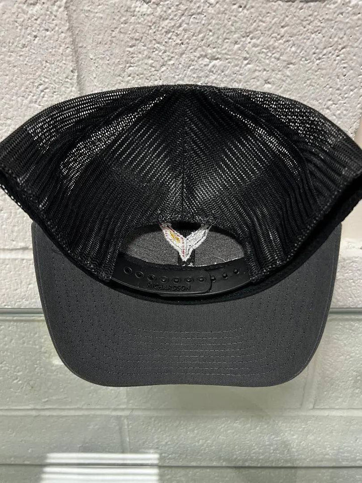 Corvette Racing Mesh Hat Black/Charcoal - Team Lingenfelter