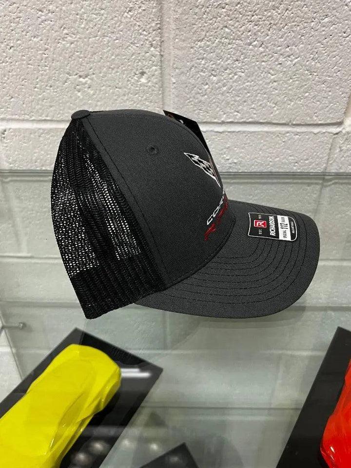 Corvette Racing Mesh Hat Black/Charcoal - Team Lingenfelter