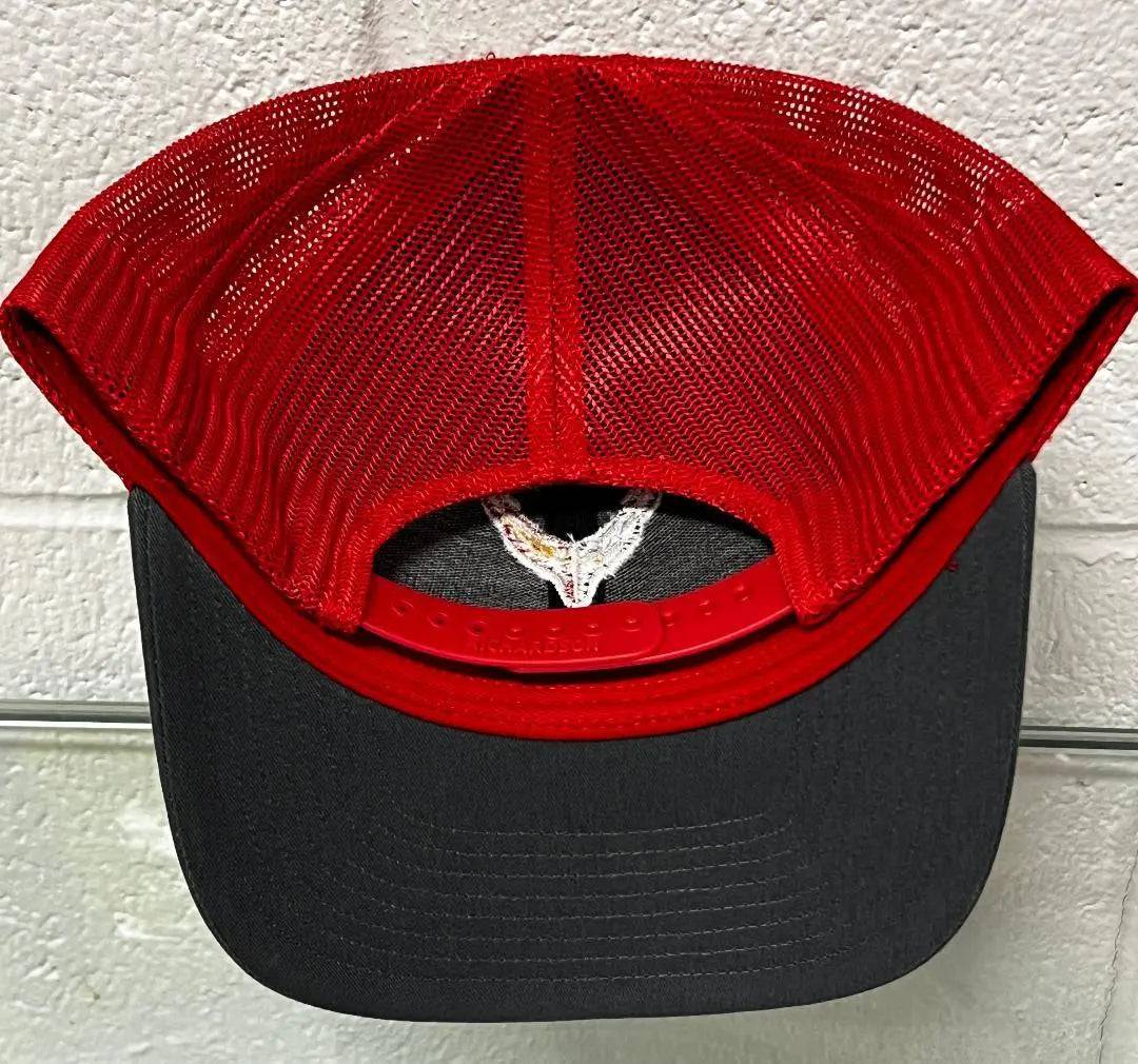 Corvette Racing Mesh Hat Charcoal/Red - Team Lingenfelter